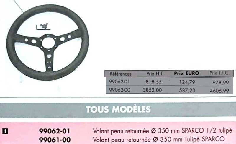 Volant MOMO Modèle 07 peau retournée